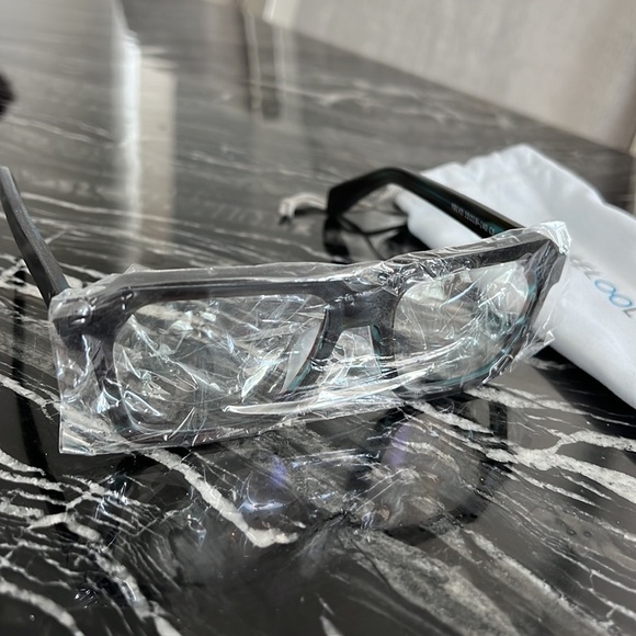 Black Chunky Eyeglasses – Statement Everyday Frames - Picture 4 of 8